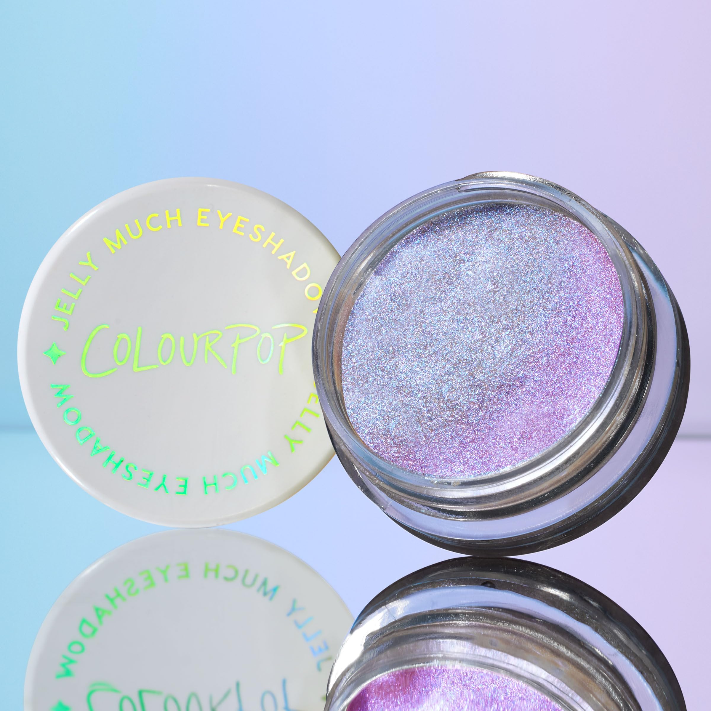 ColourPop Jelly Much Gel Eyeshadow - Glitter Eyeshadow with a Water-Based Gel Formula - Provides Intense Color Payoff with Minimized Creasing & Fading - Hallucinogenius (0.23 oz) - Image 7